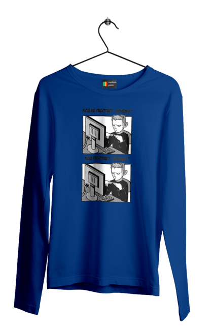 Men`s longsleeve with prints The code doesn`t work, why? The code works, why?. Aitі, angular, c, code, css, html, humor, it, it specialist, javascript, jquery, koduvati, php, proger, programmer, programmers, python, react, svelt, type programmer, vue, you. 2070702