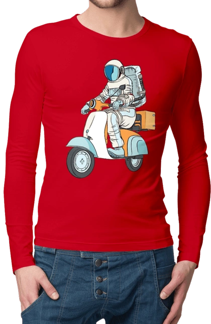 Космонавт на мотоцикле