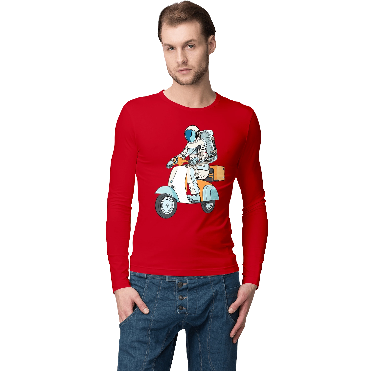 Космонавт на мотоцикле