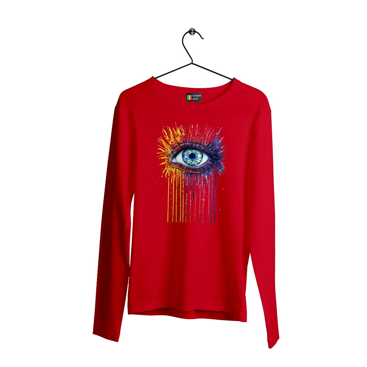 Colorful Flowing Eye