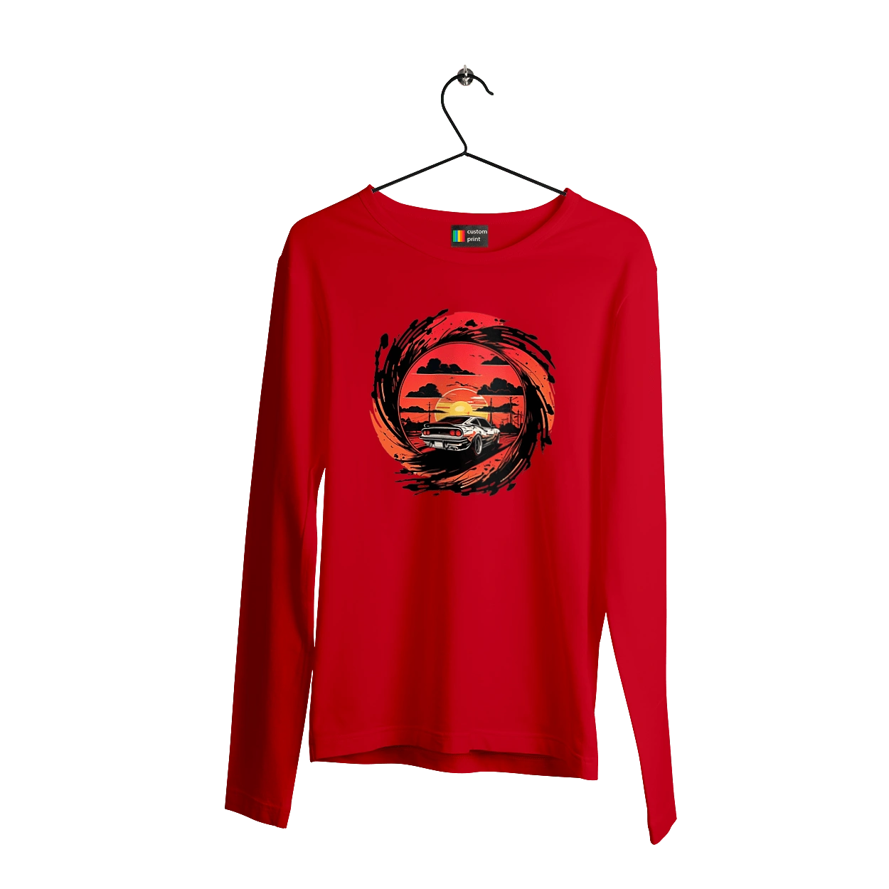 Феррари на закате