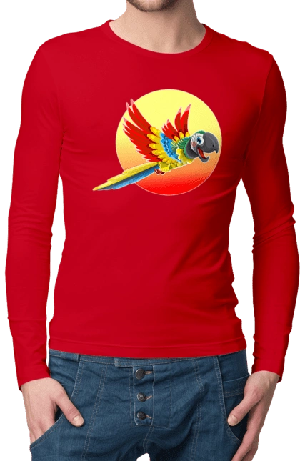 Попугай На Фоне Солнца