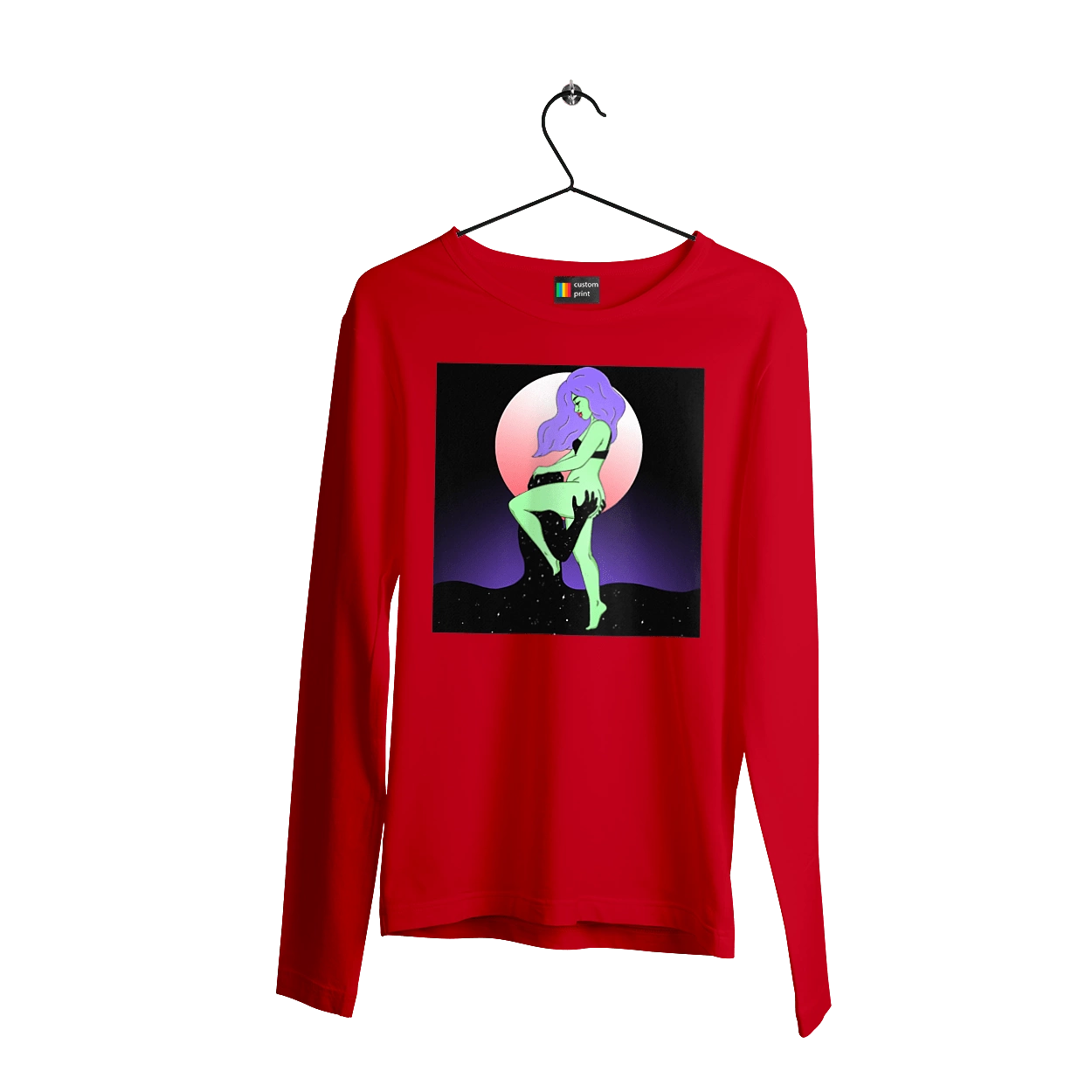 Green Girl And The Moon