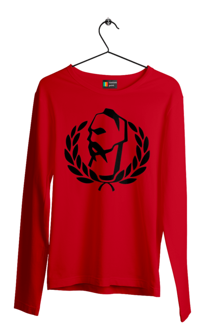 Чоловічий лонгслів з принтом "Козак вінок". Вінок, козак, україна. 2070702