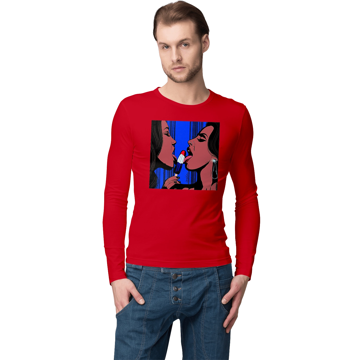 Girls Lick Ice Cream