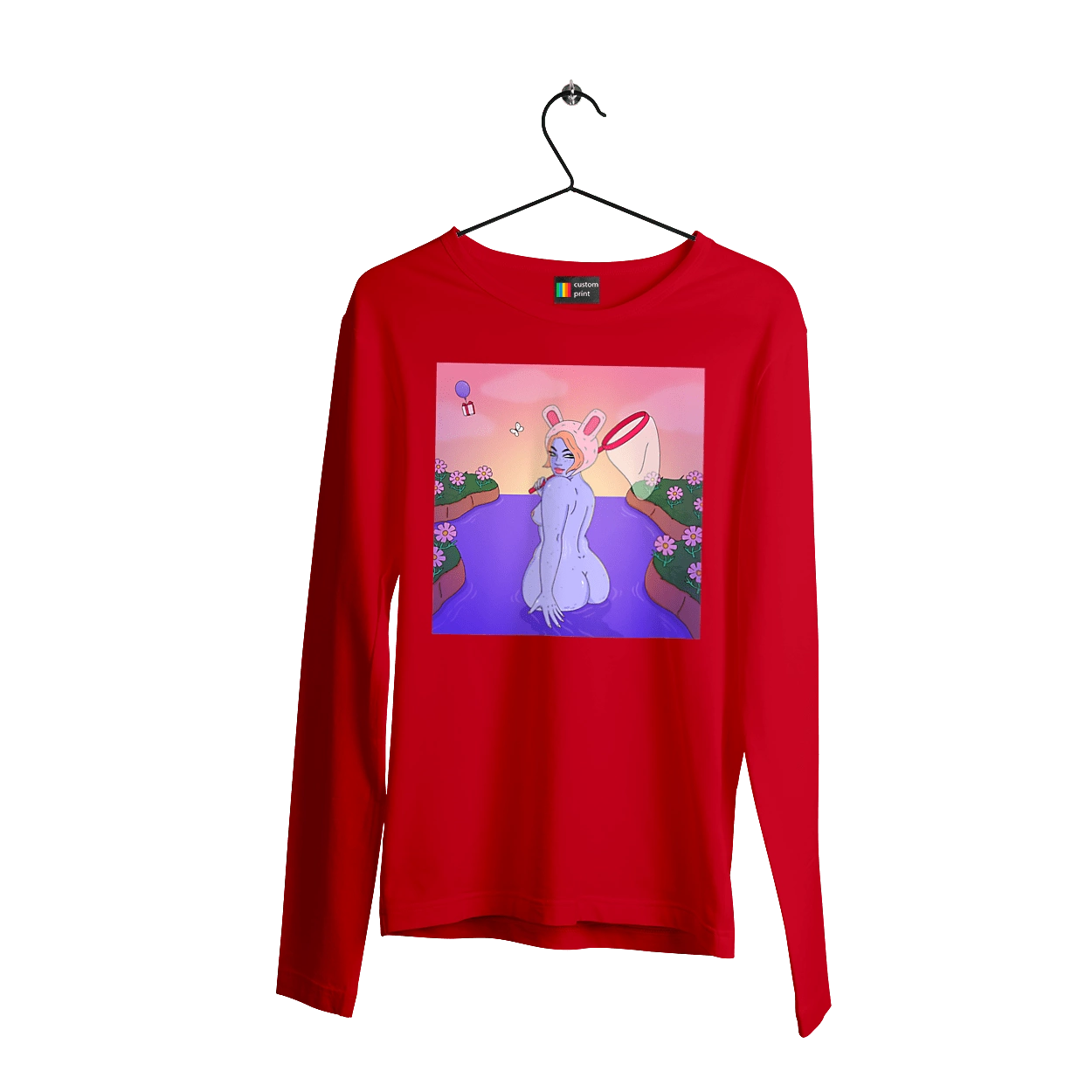 Фіолетова Дівчина На Полюванні