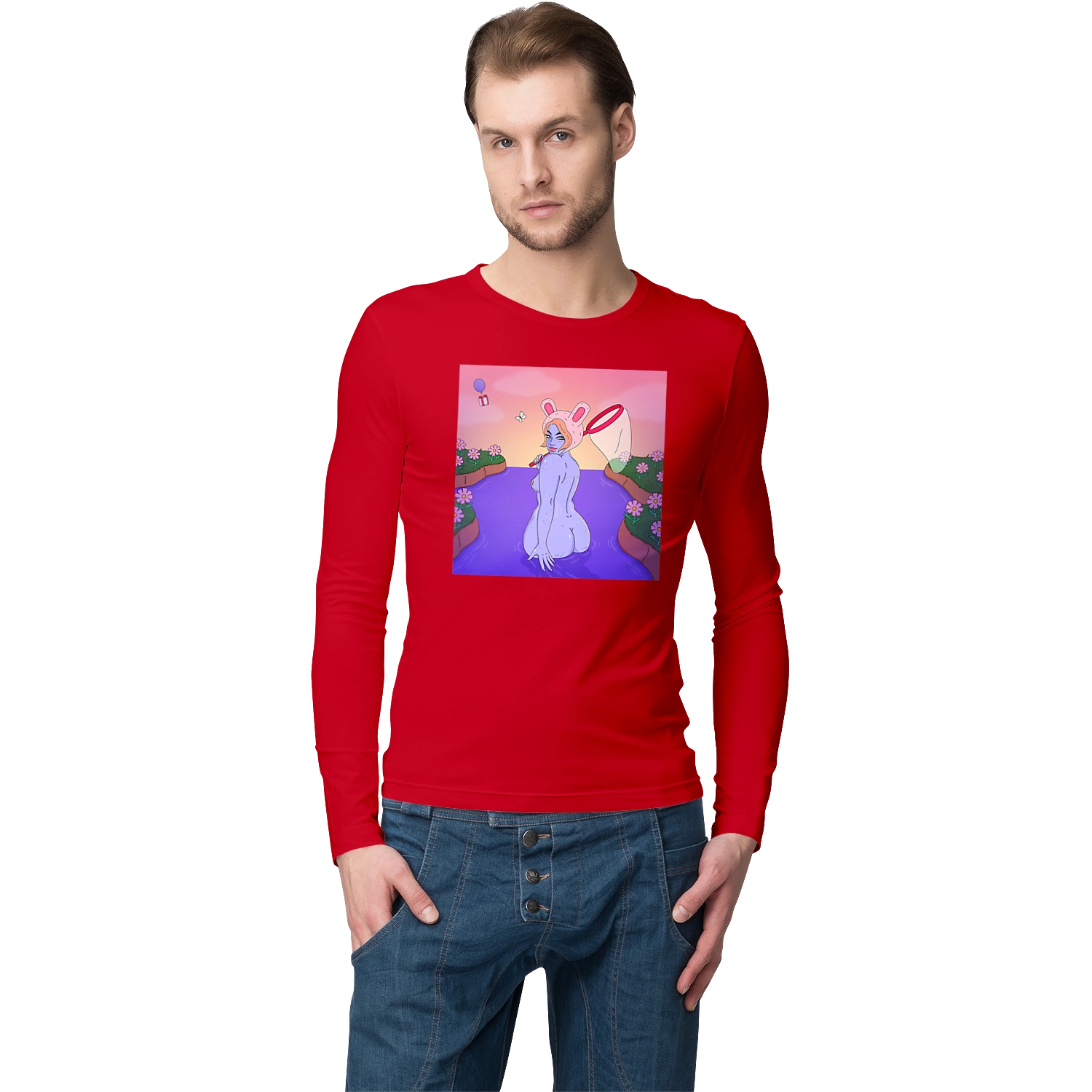 Фіолетова Дівчина На Полюванні