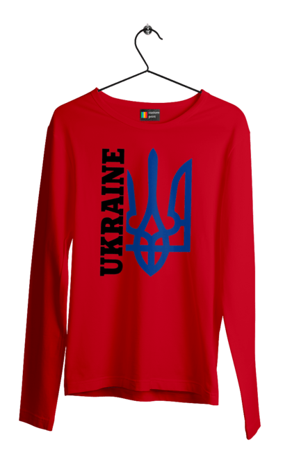 Чоловічий лонгслів з принтом "Герб України". Герб, україна. 2070702