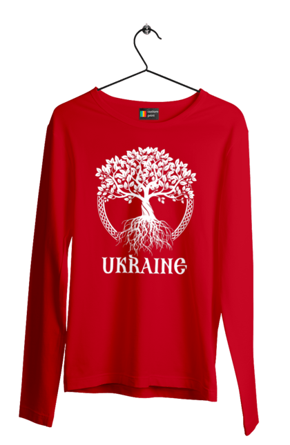 Men`s longsleeve with prints Tree Ukraine. Patriotic, ssu, tree ukraine, ukraine, ukrainian, wood. 2070702