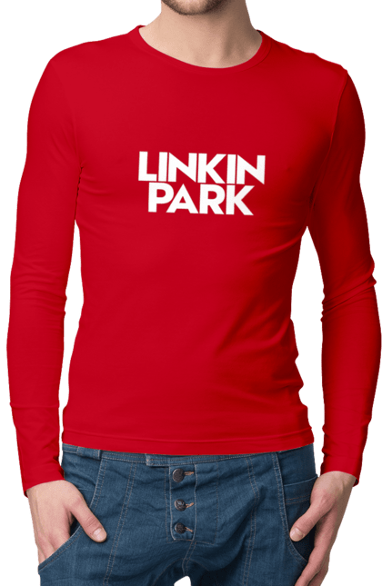 Чоловічій лонгслів з принтом "Лінкін Парк". Linkin park, альтернативний метал, лінкін парк, музика, ню метал, реп метал, рок, рок група. futbolka.stylus.ua