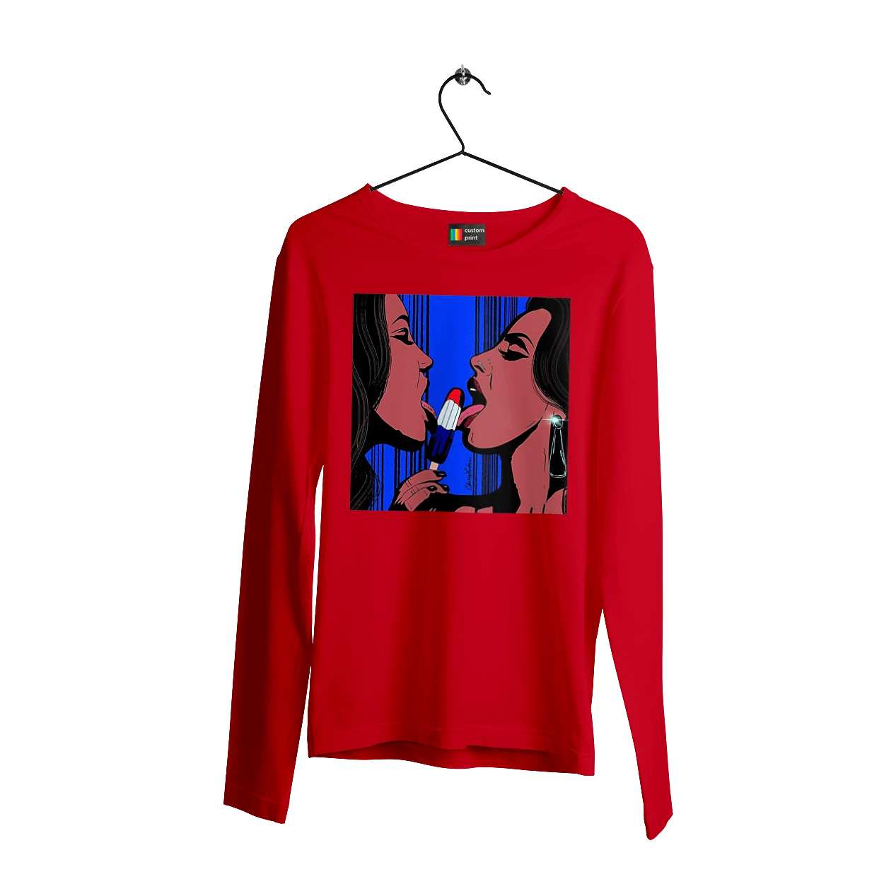 Girls Lick Ice Cream