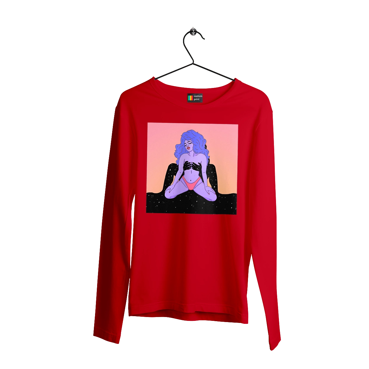 Purple Girl In Panties