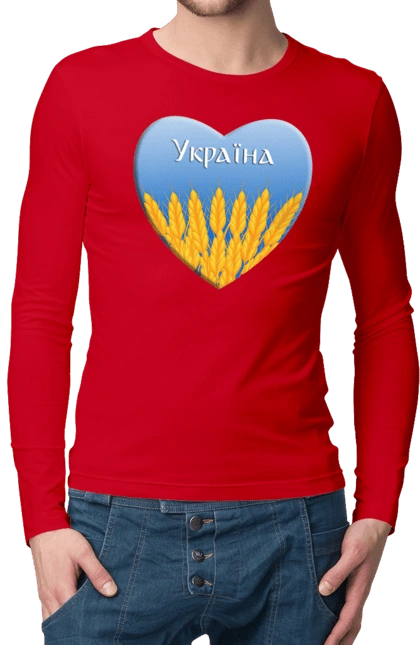Серце з колосками Україна