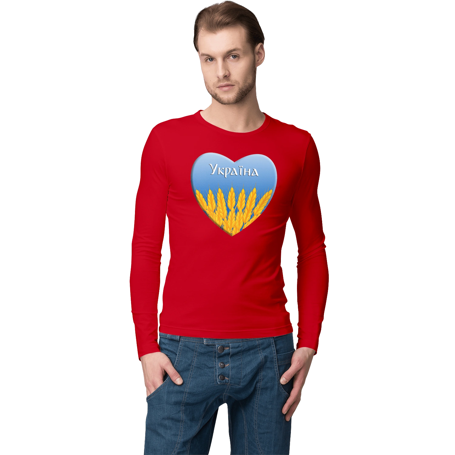 Серце з колосками Україна