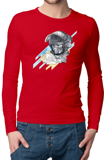 Чоловічий лонгслів з принтом "Слава збройним силам України". День захисника, день захистиць, марка, подяка, слава зсу, укрпошта. 2070702