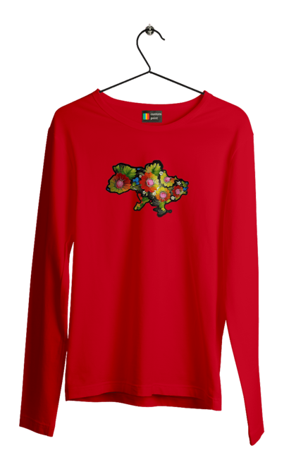 Men`s longsleeve with prints Spravzhnya Ukraine. Barvie, beauty, colors, kviti, leafing through, mood, petals, spravzhnya ukraine. 2070702