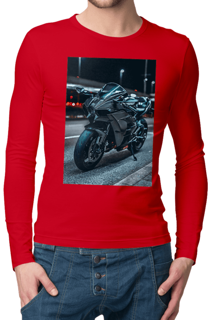 Men`s longsleeve with prints Motto quotes. Bike, moto, quotes, sport. 2070702