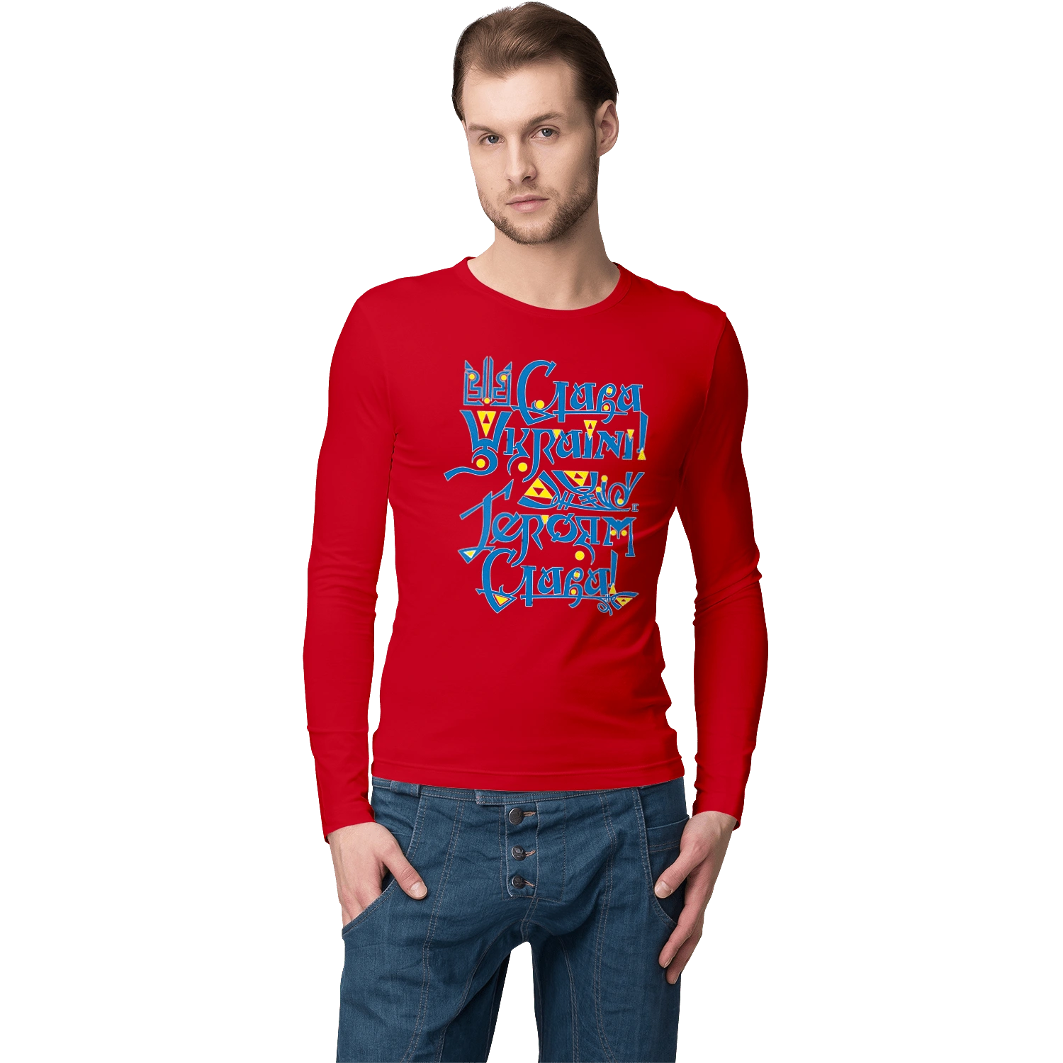 Слава Украине! Темный фон (Українською мовою)