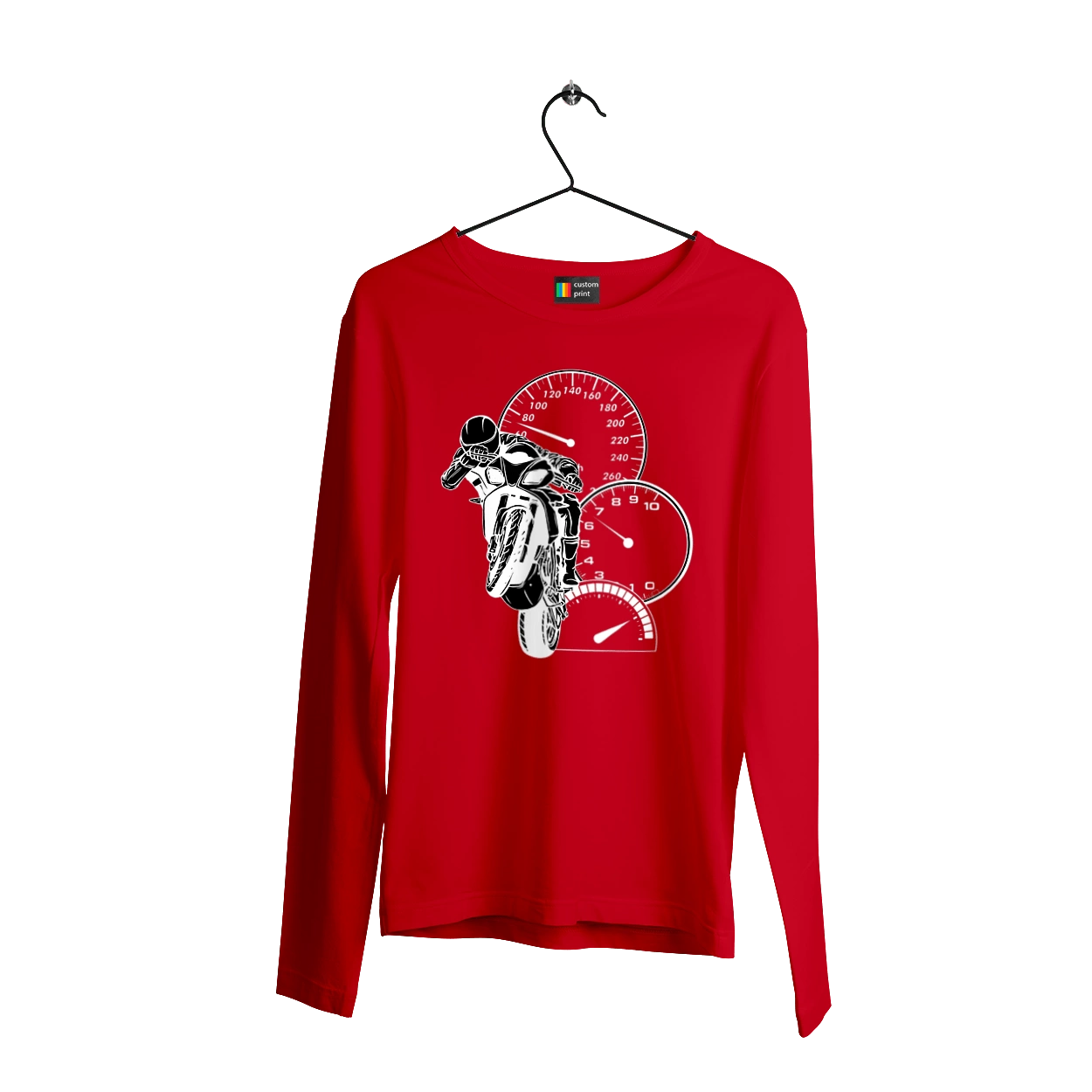 Motorcycle And Speed White