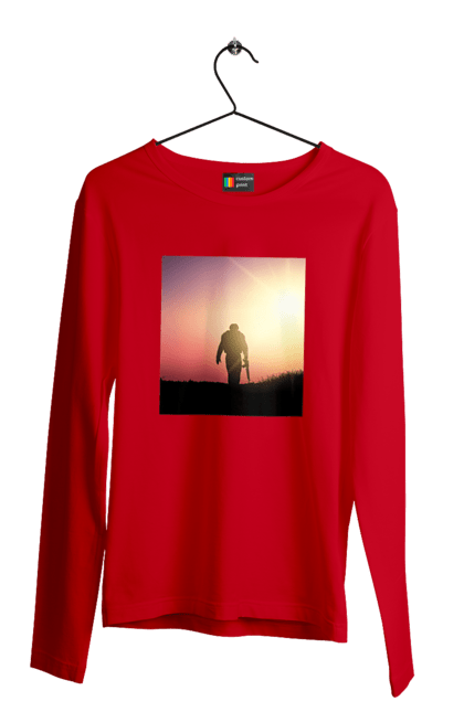 Чоловічий лонгслів з принтом "Патріот". Патриот, патриотизм, победа, украина, украинец. 2070702