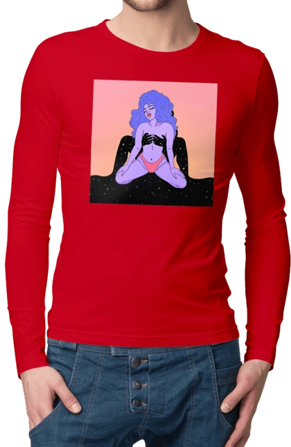 Purple Girl In Panties