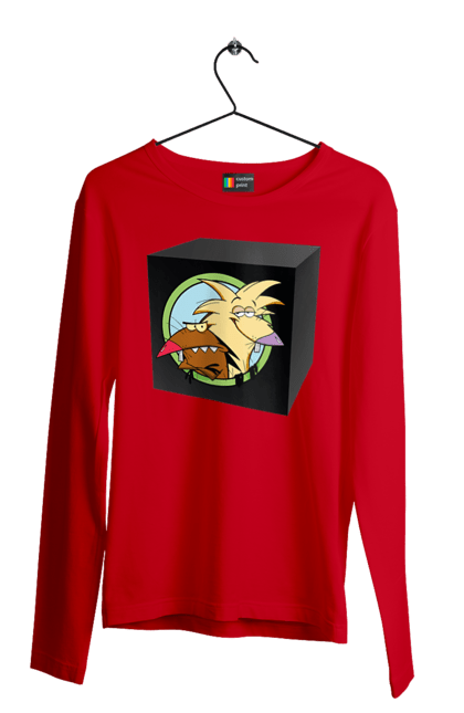 Чоловічий лонгслів з принтом "Black Box". Black box, бобер, боєприпас, коробка, повернись живим. 2070702