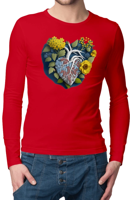 Сердце цветы