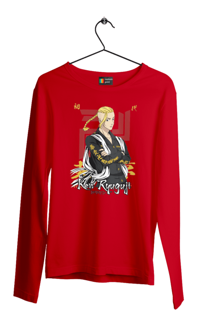 Men's longsleeve with prints Tokyo Revengers Draken. Anime, draken, ken ryuguji, ken-chin, manga, serial, tokyo manji gang, tokyo revengers. 2070702