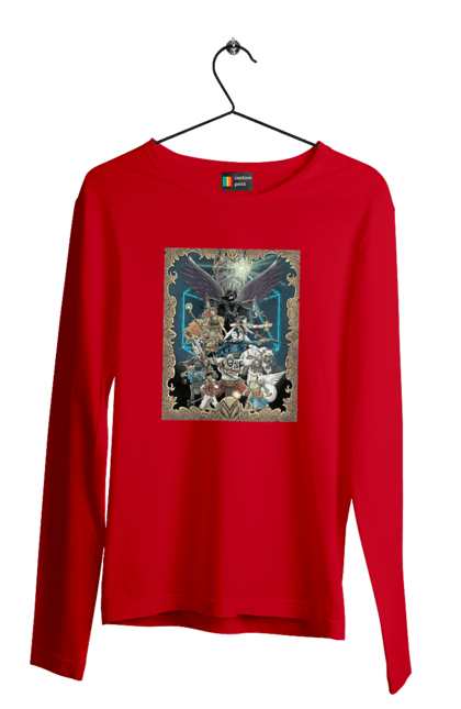 Чоловічий лонгслів з принтом "Легенда вокс машина". Вокс, вокс машина, машина, мультсериал, приключения, сериал, фентезі. 2070702