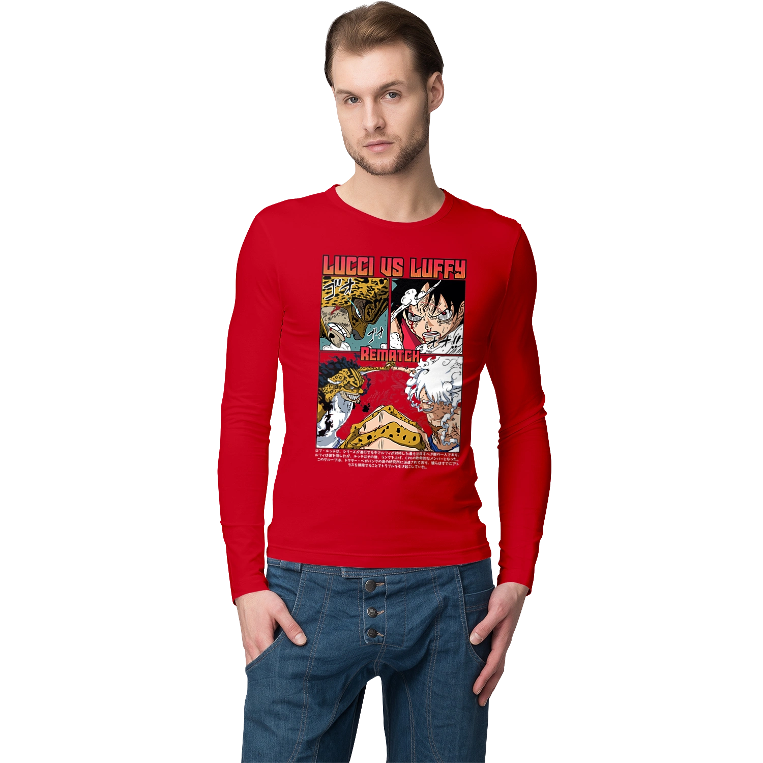 One Piece Rob Lucci and Luffy