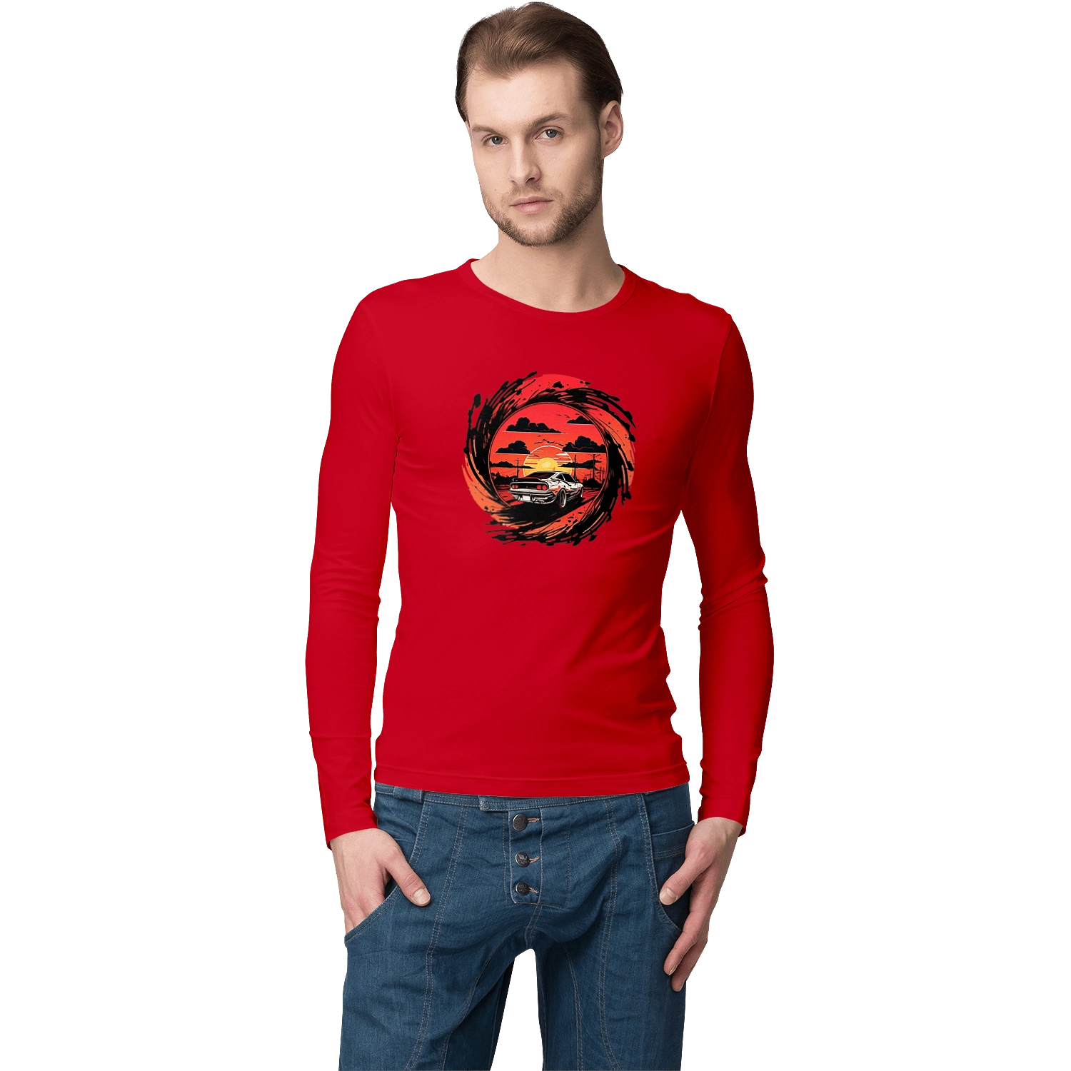 Феррари на закате