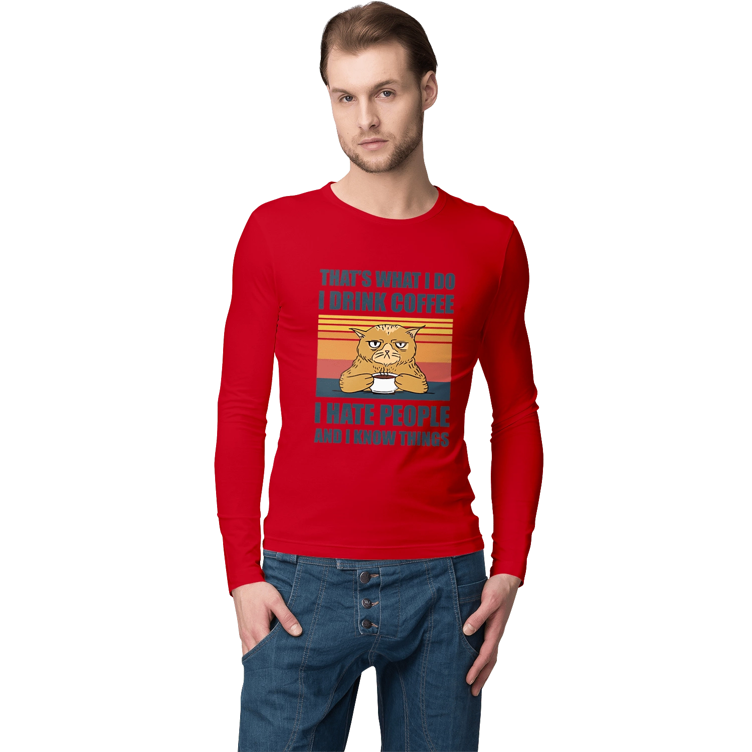 Недовольный кот