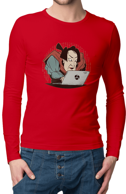 Чоловічий лонгслів з принтом "Ніндзя програміст". Angular, c, css, html, it, javascript, jquery, php, python, react, svelt, vue, айтишник, айті, гумор, код, кодувати, прогер, програміст, програмісти, ти ж, ти ж програміст, тиж програміст. 2070702