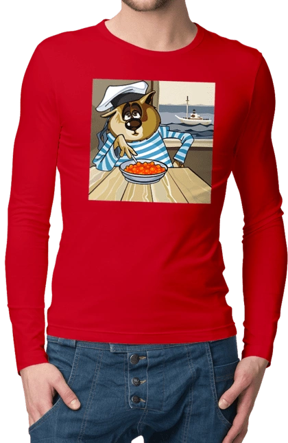 Cat Sailor, On The Ship Eats Red Caviar