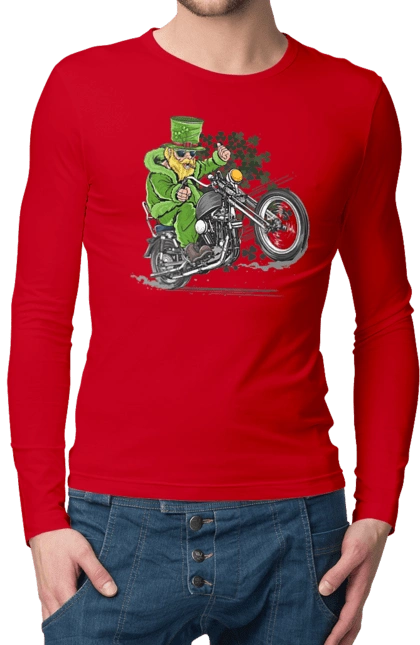 Patrick On A Motorcycle