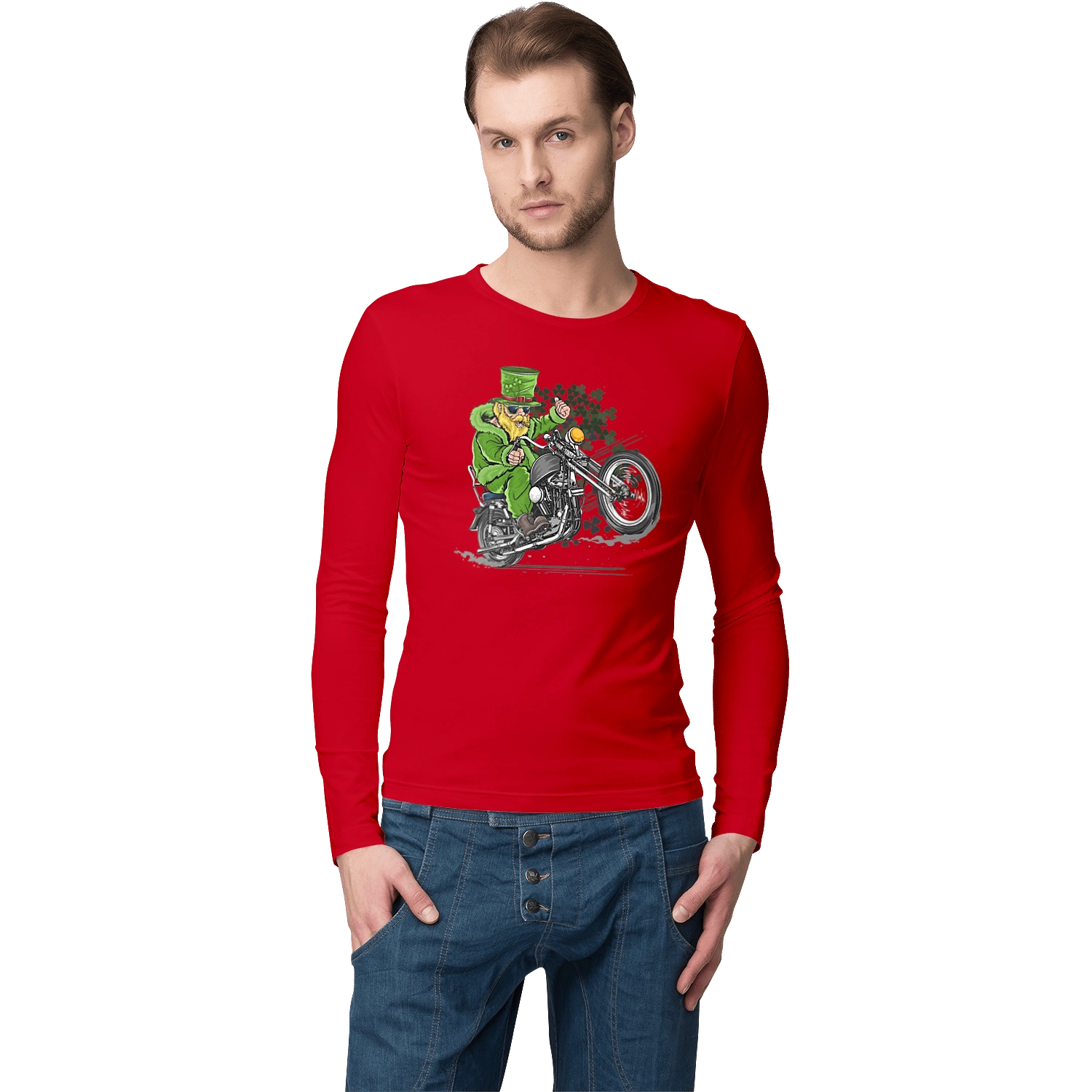 Patrick On A Motorcycle