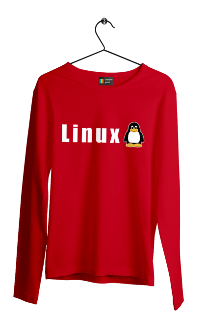 Чоловічий лонгслів з принтом "Linux". Linux, адміністратор, айті, айтішник, безкоштовна, безкоштовно, білий, вільна, доступність, комерційна, незалежність, операційна система, ос, пінгвін, програміст, програмне забезпечення, свобода, сервер, сисадмін, система, системний адміністратор, софт, текст. 2070702