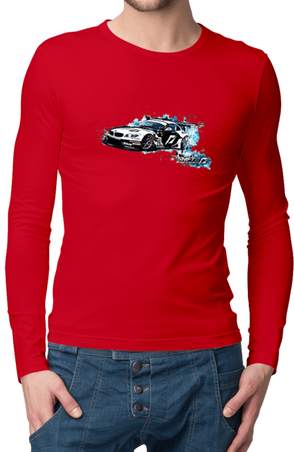 Men`s longsleeve with prints Need for speed. Heat, need, need for speed, nfs, speed, unbound. 2070702