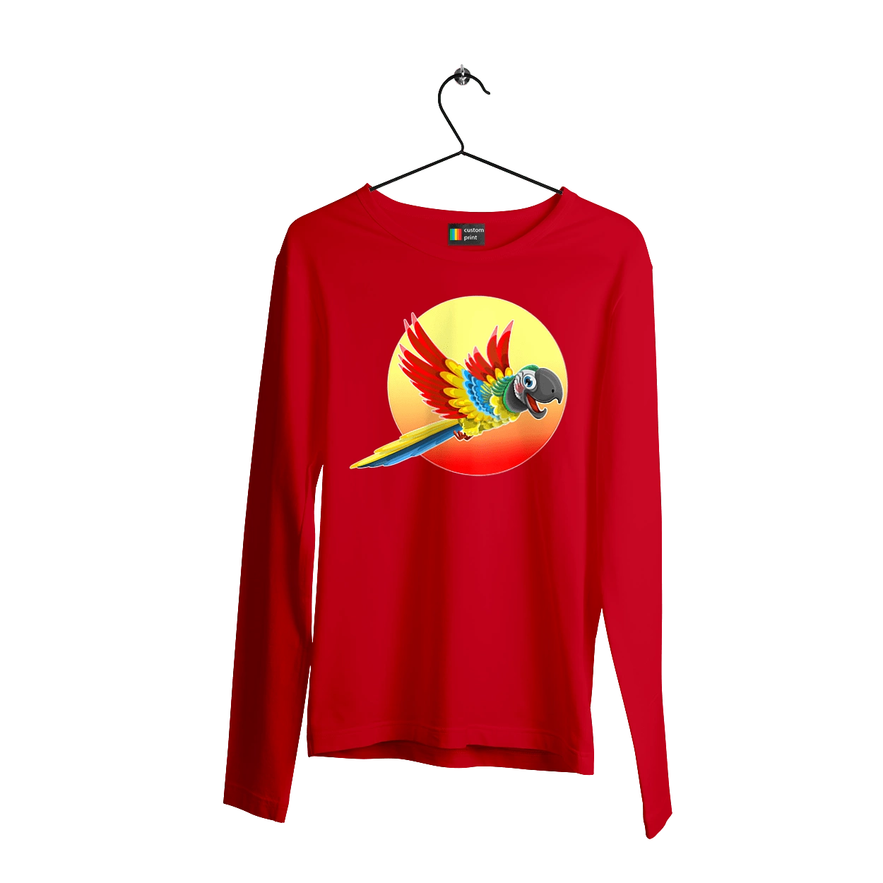 Попугай На Фоне Солнца