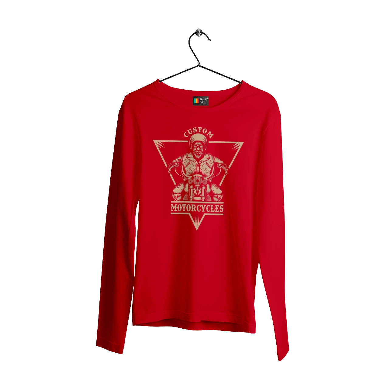 Скелет на мотоцикле