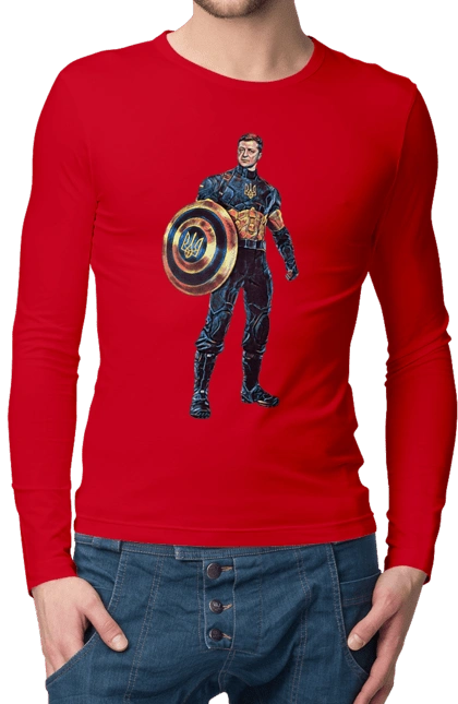 Captain Ukraine Zelensky art