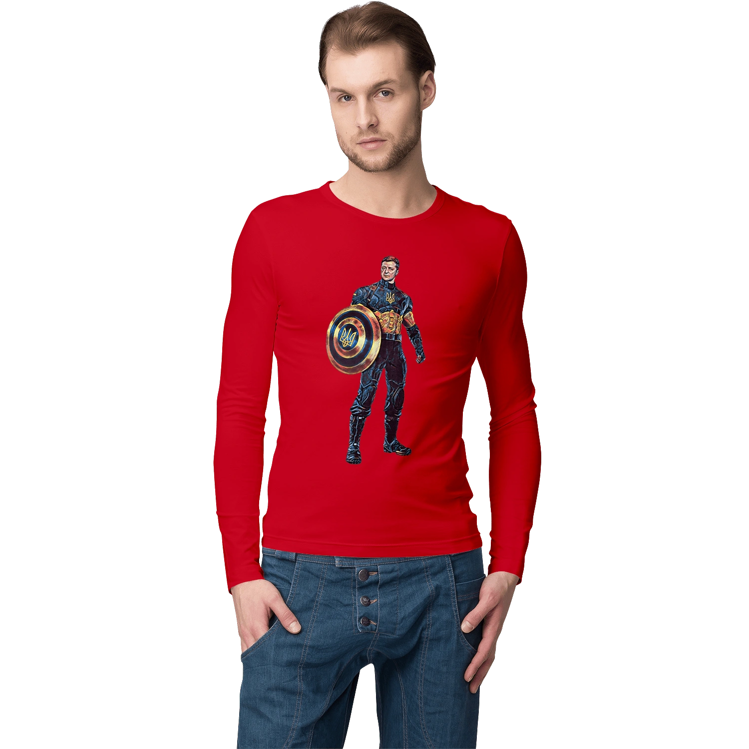 Captain Ukraine Zelensky art