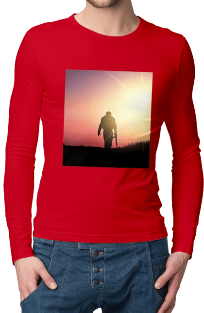 Чоловічий лонгслів з принтом "Патріот". Патриот, патриотизм, победа, украина, украинец. 2070702