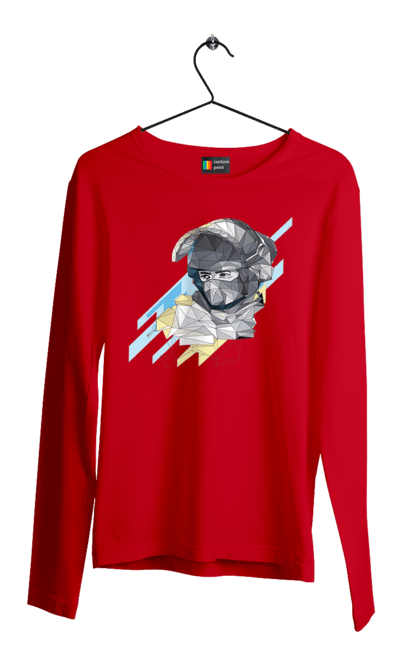 Чоловічий лонгслів з принтом "Слава збройним силам України". День захисника, день захистиць, марка, подяка, слава зсу, укрпошта. 2070702