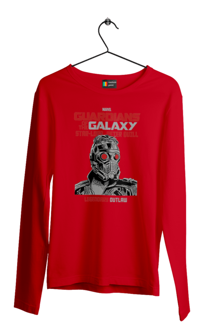 Men's longsleeve with prints Star Lord. Marvel, peter quill, peter quill, star lord, star-lord, starlord. 2070702