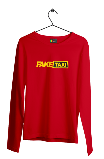 Чоловічій лонгслів з принтом "Fake taxi". Fake taxi, porn hub, зсу, порно хаб, порнохаб, прапор, приколы, фак такси, фак таксі, фейк такси. futbolka.stylus.ua
