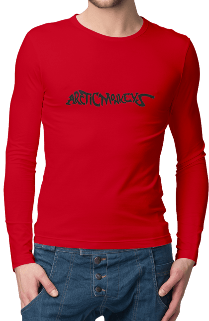 Men's longsleeve with prints Arctic Monkeys. Arctic monkeys, garage rock, group, indie rock, music, post-punk revival, psychedelic rock, rock. 2070702