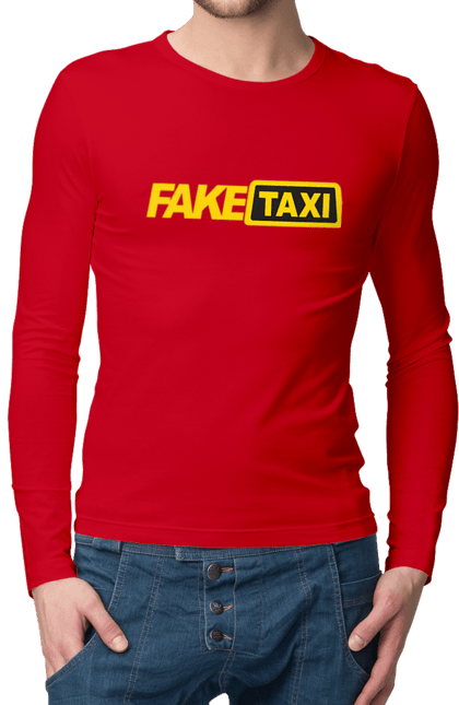 Чоловічій лонгслів з принтом "Fake taxi". Fake taxi, porn hub, зсу, порно хаб, порнохаб, прапор, приколы, фак такси, фак таксі, фейк такси. futbolka.stylus.ua