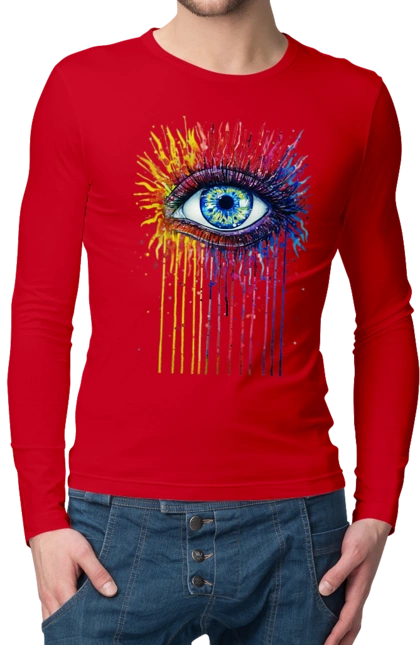 Colorful Flowing Eye