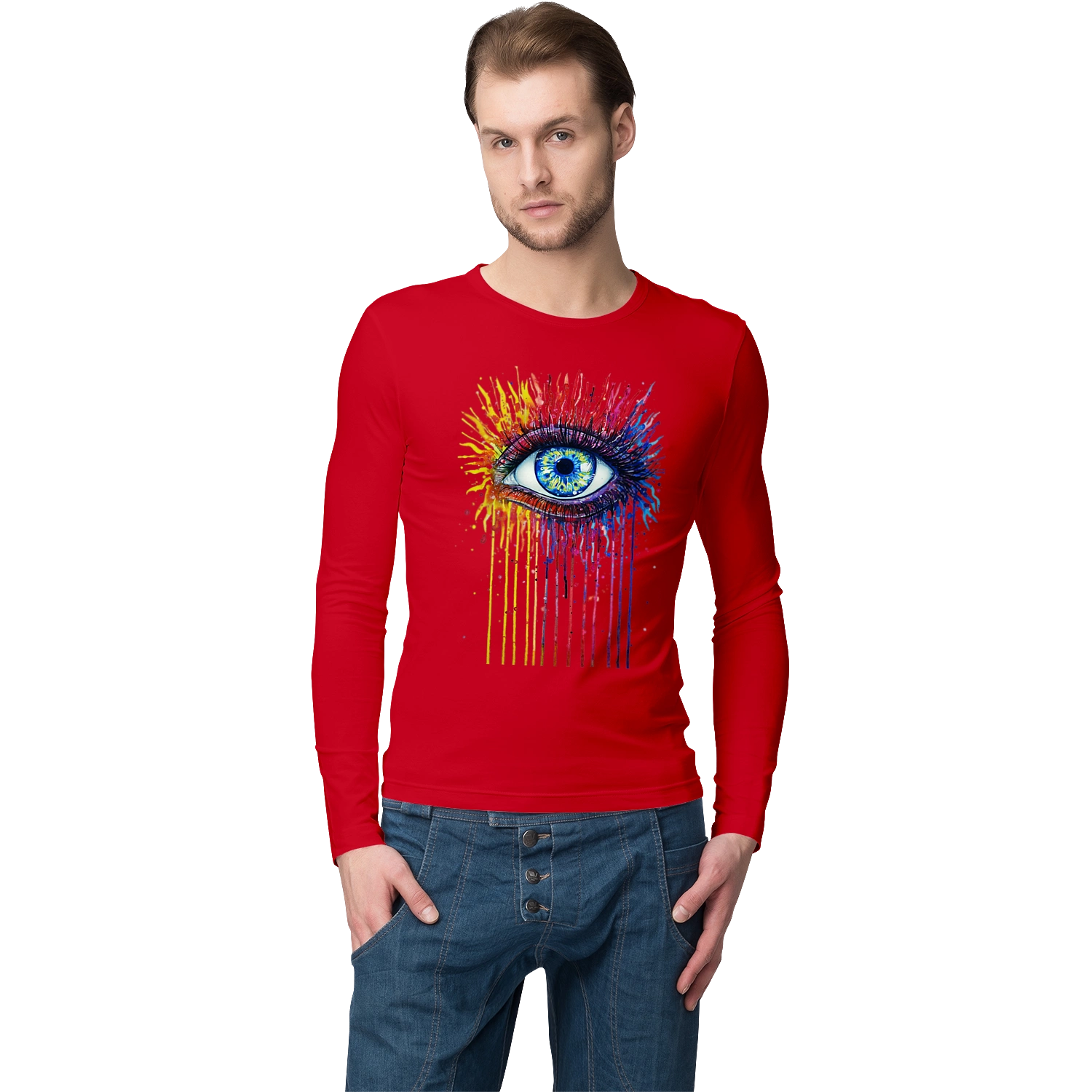 Colorful Flowing Eye